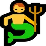 Merman Emoji 🧜‍♂️ image - Microsoft Windows 10 Segoe UI Emoji style