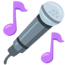 Mikrofon Emoji 🎤 image - Facebook Messenger (2016) style