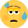 冷汗 Emoji 😓 image - Skype style