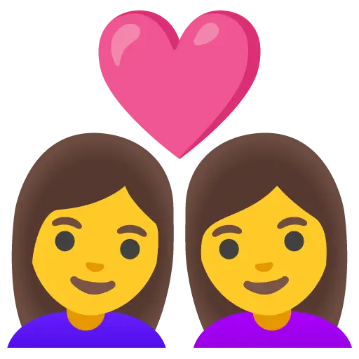 Couple With Heart: Woman, Man