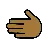 Leftwards Hand: Medium-Dark Skin Tone
