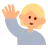 Person Raising Hand: Medium-Light Skin Tone