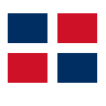 Flag: Dominican Republic Emoji 🇩🇴 image - SerenityOS style
