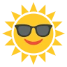 태양과 얼굴 Emoji 🌞 image - EmojiTwo style