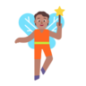 Fairy: Medium Skin Tone Emoji 🧚🏽 image - Microsoft Classic 2D style