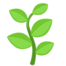 Erva Emoji 🌿 image - Facebook Messenger (2016) style