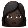 Woman: Dark Skin Tone Emoji 👩🏿 image - Huawei Harmony OS style
