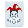 Naipes joker negro Emoji 🃏 image - Facebook Messenger (2016) style