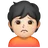 Person Frowning: Light Skin Tone