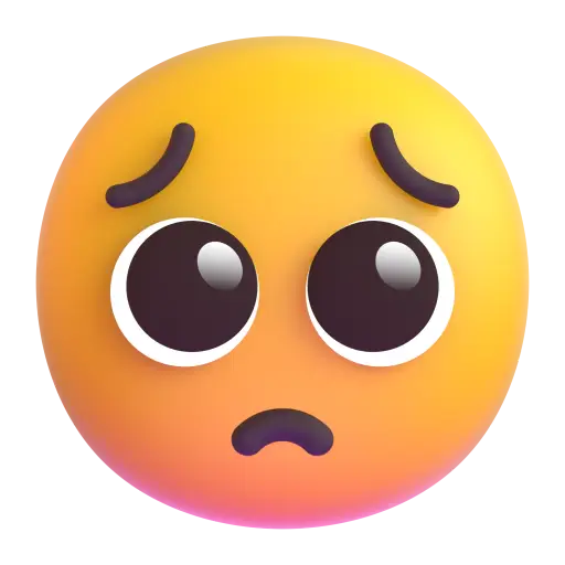 Cara con ojos suplicantes