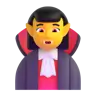 Woman Vampire Emoji 🧛‍♀️ image - Microsoft 3D Fluent style