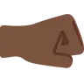 Right-Facing Fist: Dark Skin Tone Emoji 🤜🏿 image - Twitter / X (Twemoji) style