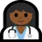 Woman Health Worker: Medium-Dark Skin Tone