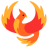 Phoenix Emoji 🐦‍🔥 image - Microsoft Classic 2D style