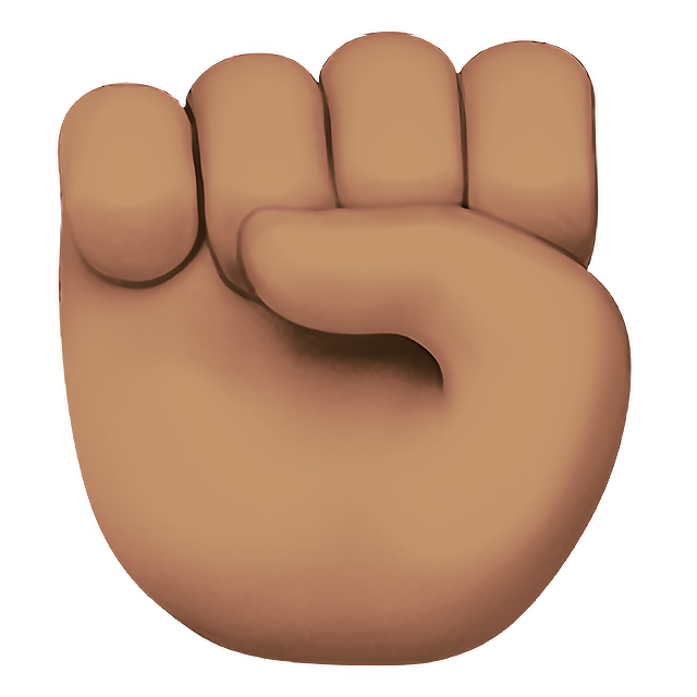 Raised Fist: Medium Skin Tone