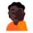 Person Facepalming: Dark Skin Tone