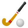 Palo y pelota de hockey sobre césped Emoji 🏑 image - Huawei Harmony OS style