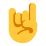 Zeichen der Hörner Emoji 🤘 image - Microsoft Classic 2D style