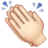 Clapping Hands: Light Skin Tone