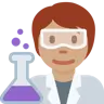Scientist: Medium Skin Tone Emoji 🧑🏽‍🔬 image - Twitter / X (Twemoji) style