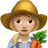 Woman Farmer: Medium-Light Skin Tone