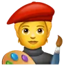 Artist Emoji 🧑‍🎨 image - WhatsApp style