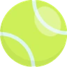 Raqueta de tenis y pelota Emoji 🎾 image - Skype style