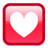 Emoji Szív dekoráció 💟 image - Emojidex style