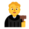Judge Emoji 🧑‍⚖️ image - Microsoft Classic 2D style