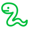 Serpent Emoji 🐍 image - Docomo style