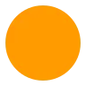 Orange Circle Emoji 🟠 image - Tossface style