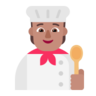 Cook: Medium Skin Tone Emoji 🧑🏽‍🍳 image - Microsoft Classic 2D style