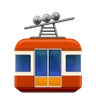 Kolejka linowa górska Emoji 🚠 image - Huawei Harmony OS style