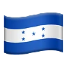 Flag: Honduras Emoji 🇭🇳 image - Apple style