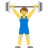 Man Lifting Weights