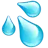 Su sıçramasına ter simgesi