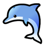 Dolphin Emoji 🐬 image - SoftBank style