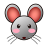 Emoji Egér arca 🐭 image - Emojidex style