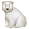 Polar Bear Emoji 🐻‍❄️ image - WhatsApp style