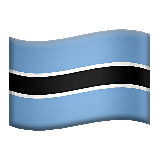 Flag: Botswana