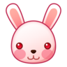 토끼 얼굴 Emoji 🐰 image - Emojidex style