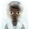 Person In Steamy Room: Dark Skin Tone Emoji 🧖🏿 image - Apple style
