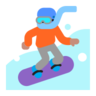 Snowboarder: Medium Skin Tone Emoji 🏂🏽 image - Microsoft Classic 2D style