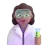 Woman Scientist: Medium Skin Tone