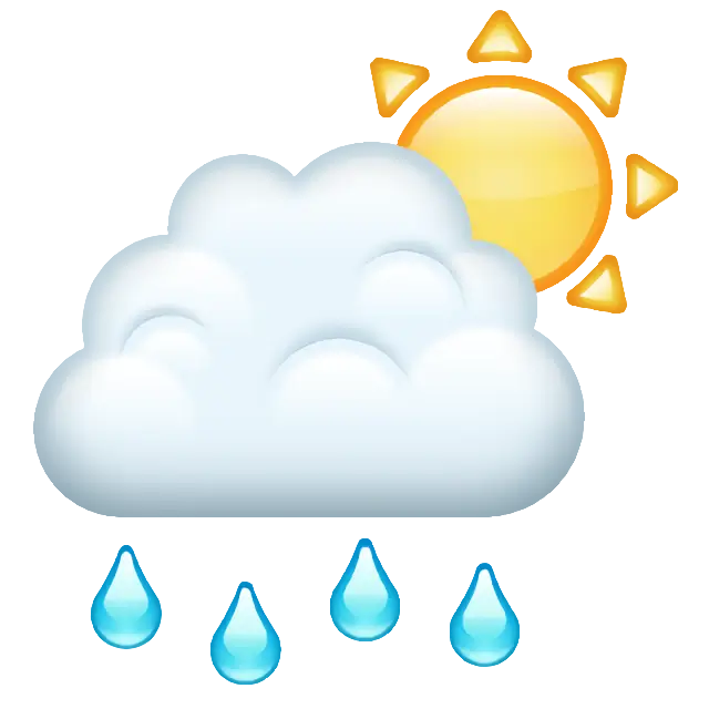 雨云后的白色太阳