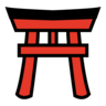 신사 Emoji ⛩ image - Emojidex style