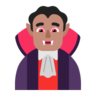 Man Vampire: Medium Skin Tone Emoji 🧛🏽‍♂️ image - Microsoft Classic 2D style