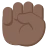 Raised Fist: Dark Skin Tone