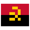Flag: Angola Emoji 🇦🇴 image - SerenityOS style