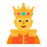 Emoji Persona Con Corona 🫅 image - Microsoft Classic 2D style
